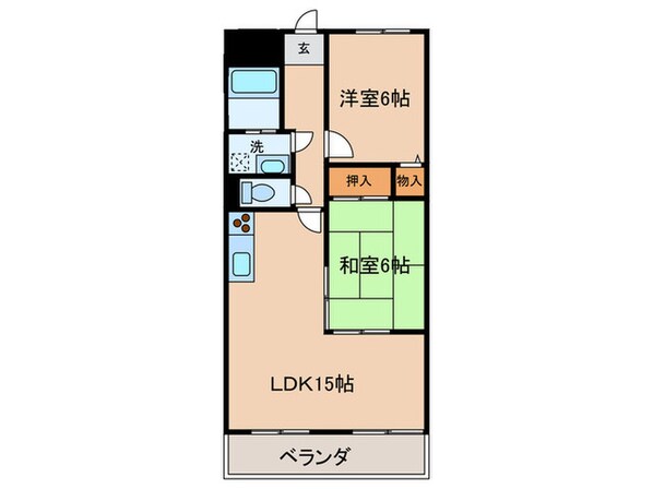 ﾒﾓﾘ-ﾀｲﾑの物件間取画像